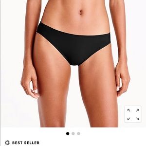 J. Crew basic black bikini bottom Small
